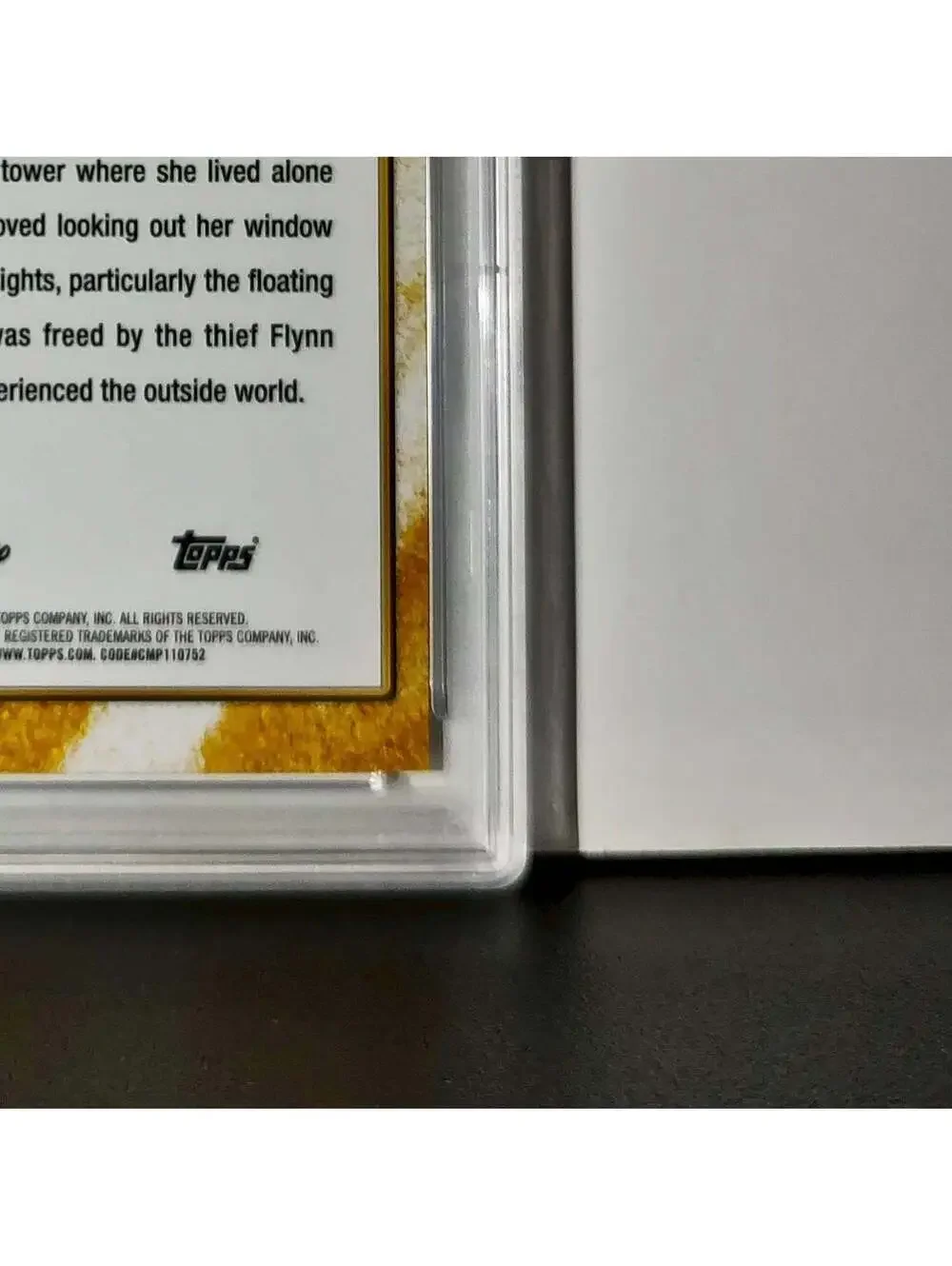 Rapunzel 2025 Topps Shiny Disney Wonder #S-16 Card Tangled PSA 9